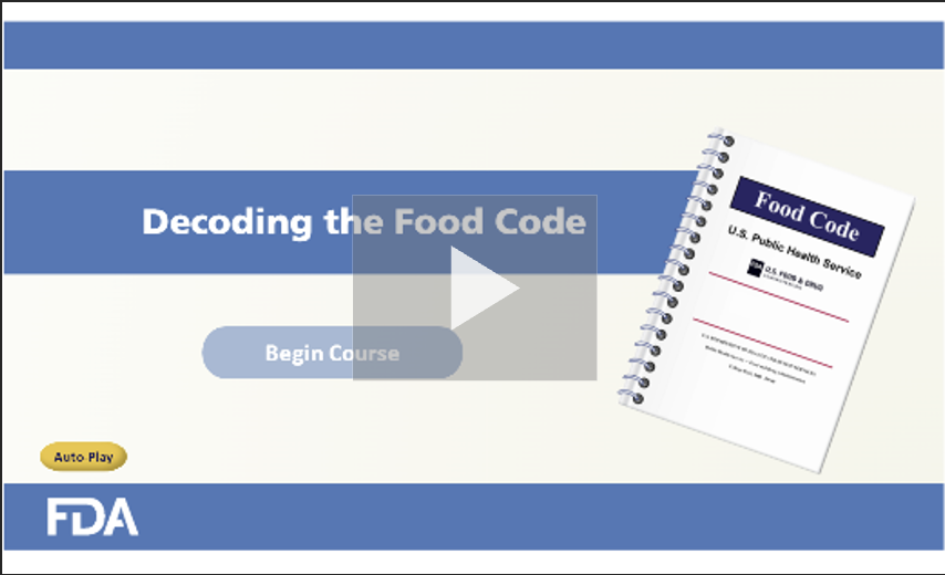 Decoding the Food Code course image