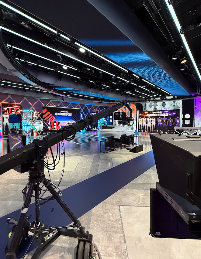 A view from inside NBC Sports. 