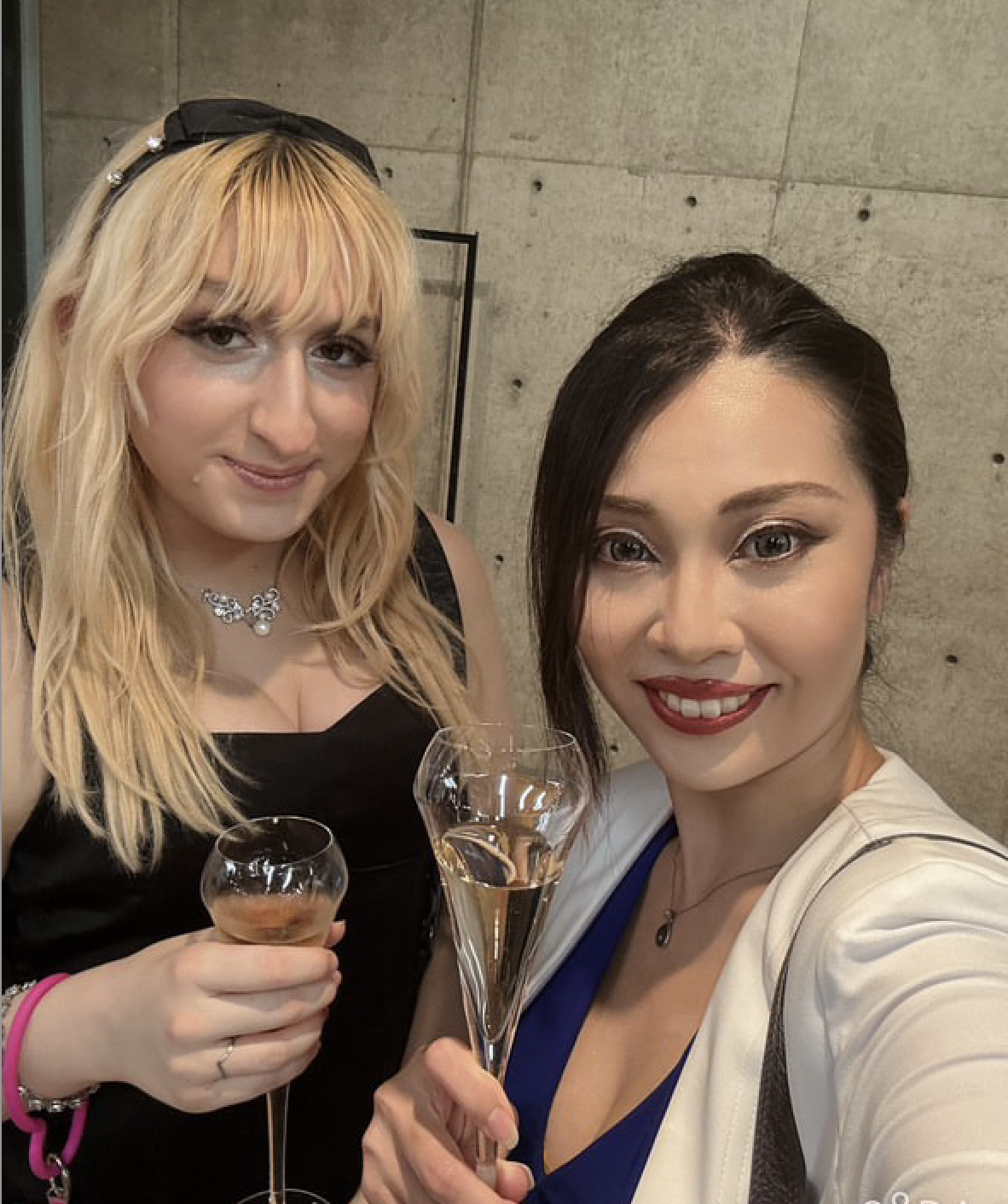 Vera and her coworker during her internship