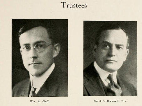 Trustees Cluff and Rockwell.