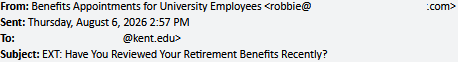 Retirement Scam