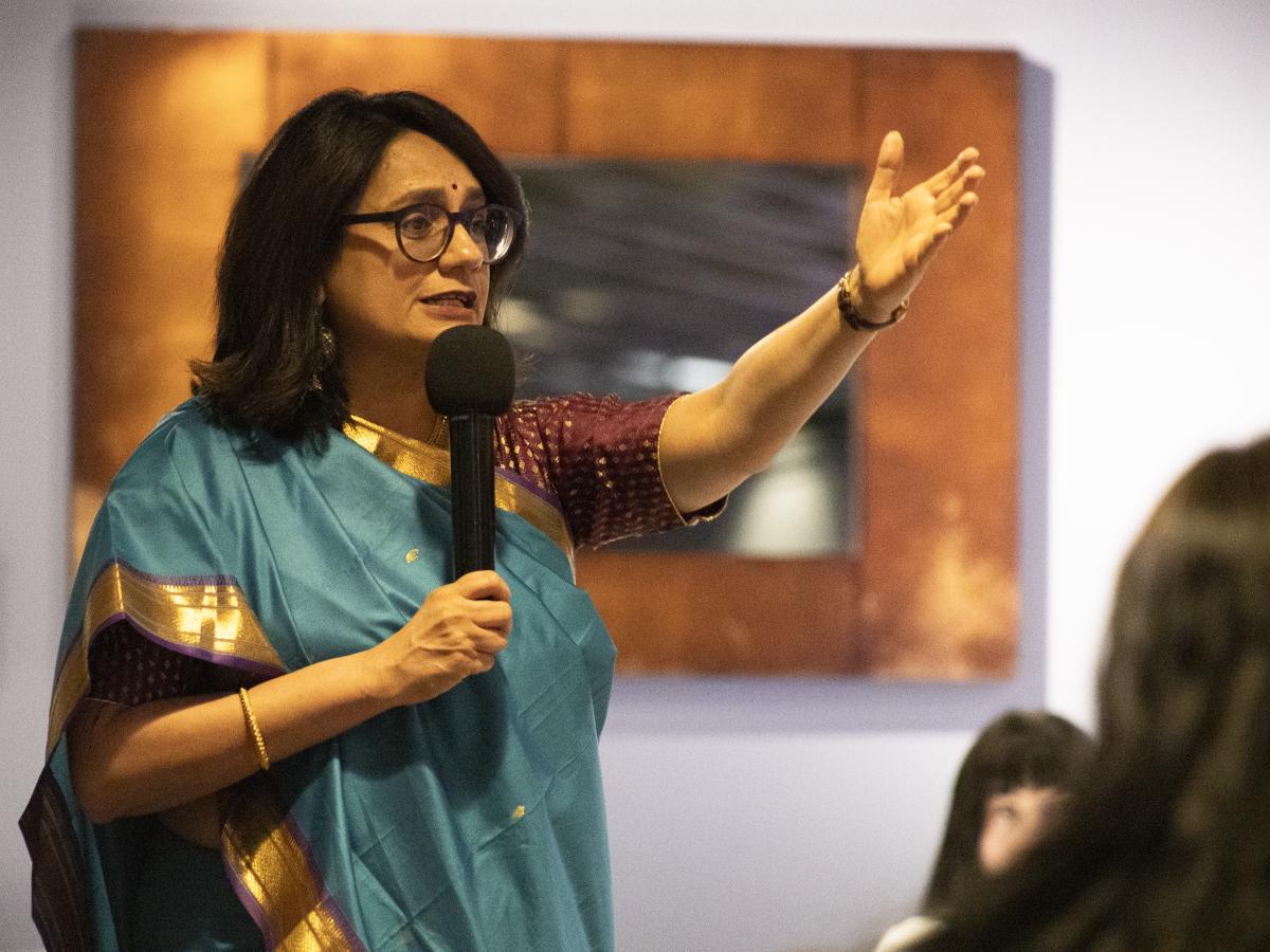 Sonia Karkare, who co-hosted the event.