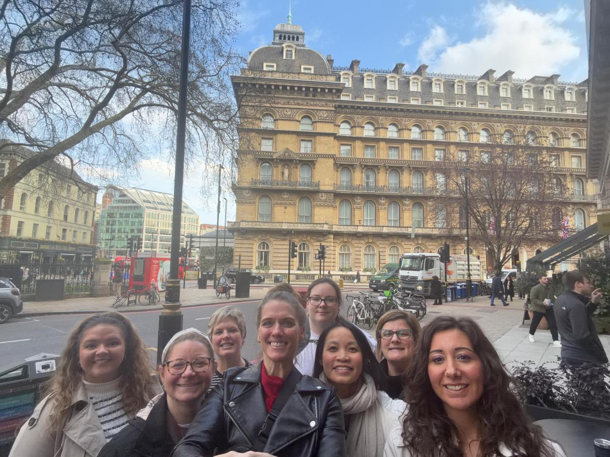 Group photo in London