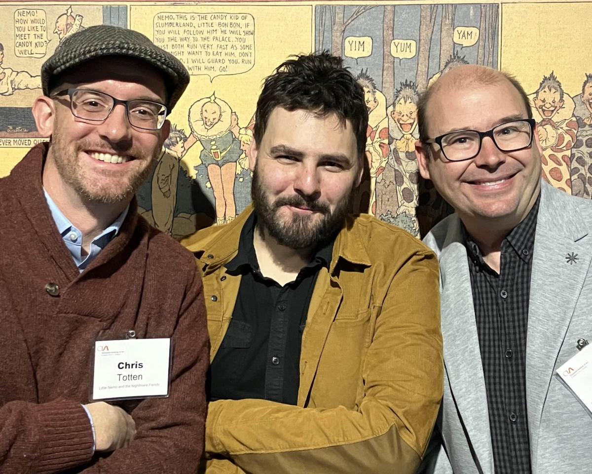 Chris Totten and members of his game development team