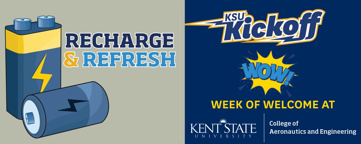 Recharge and Refresh event at CAE's Week of Welcome during KSU Kickoff.