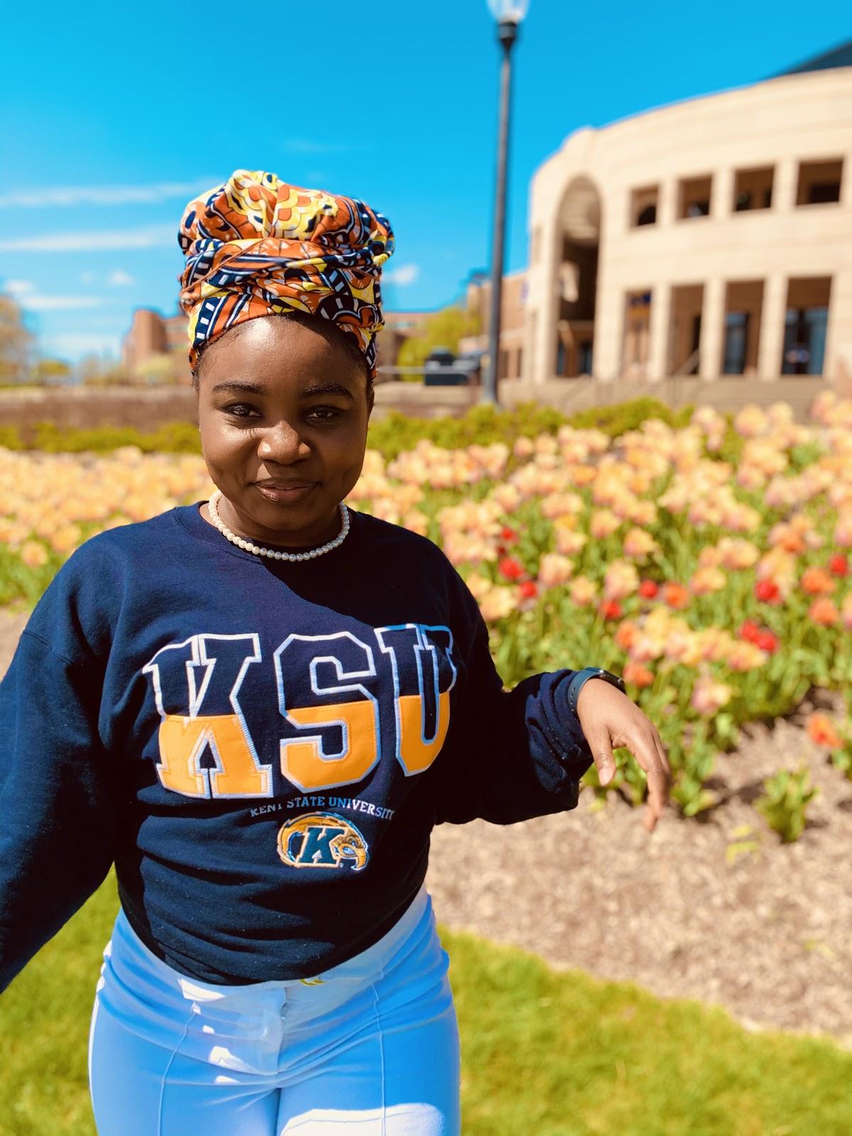 International student alumna Winnie Bush, originally from Nigeria