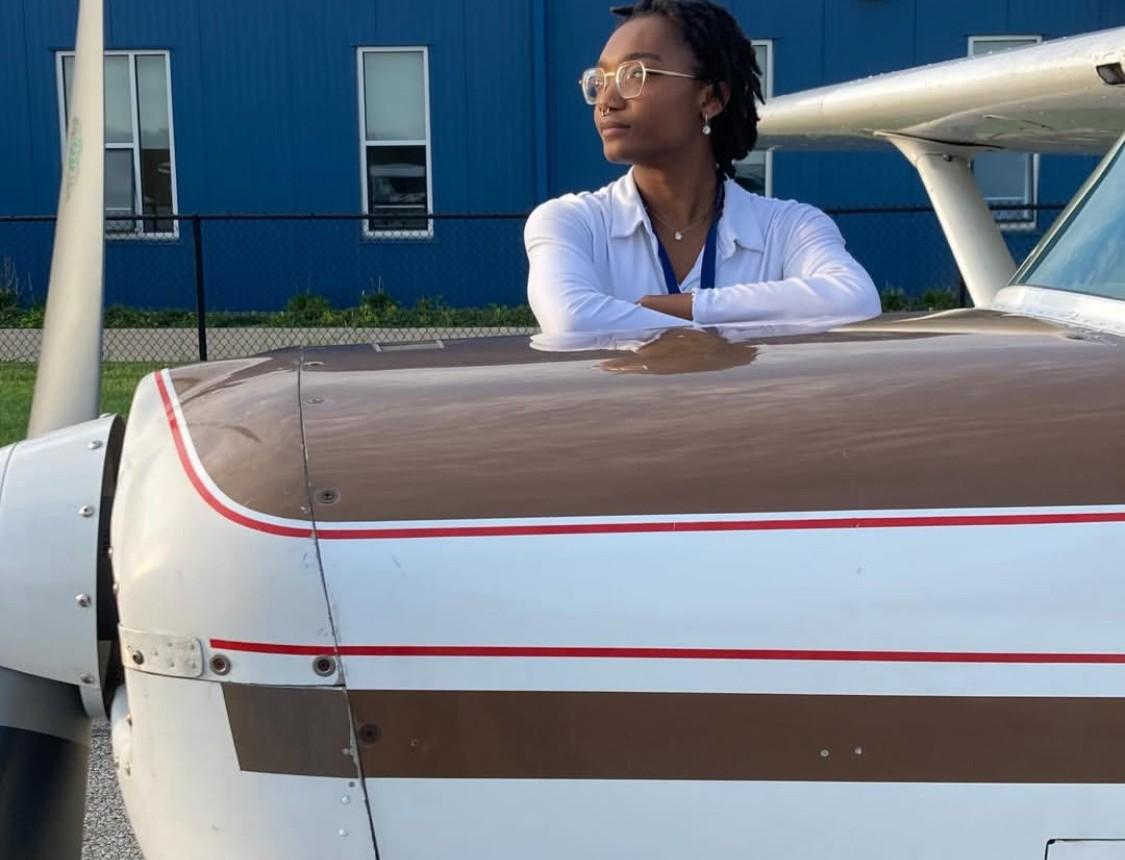 Ashanti Mallit is a professonal pilot student in the College of Aeronautics and Engineering Ashanti Mallit is a professonal pilot student in the College of Aeronautics and Engineering