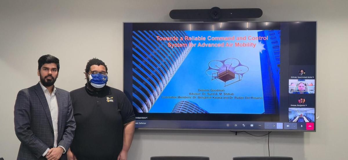 Syed Shihab, Ph.D., and Delonte Goodman