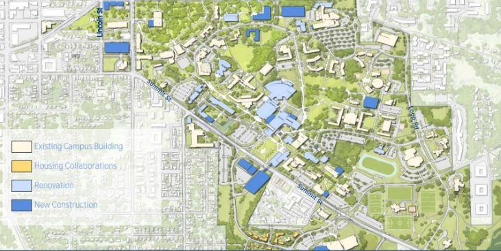Rendering of master plan map