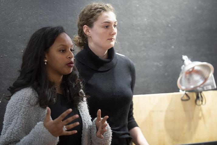 Biodesign team making presentation