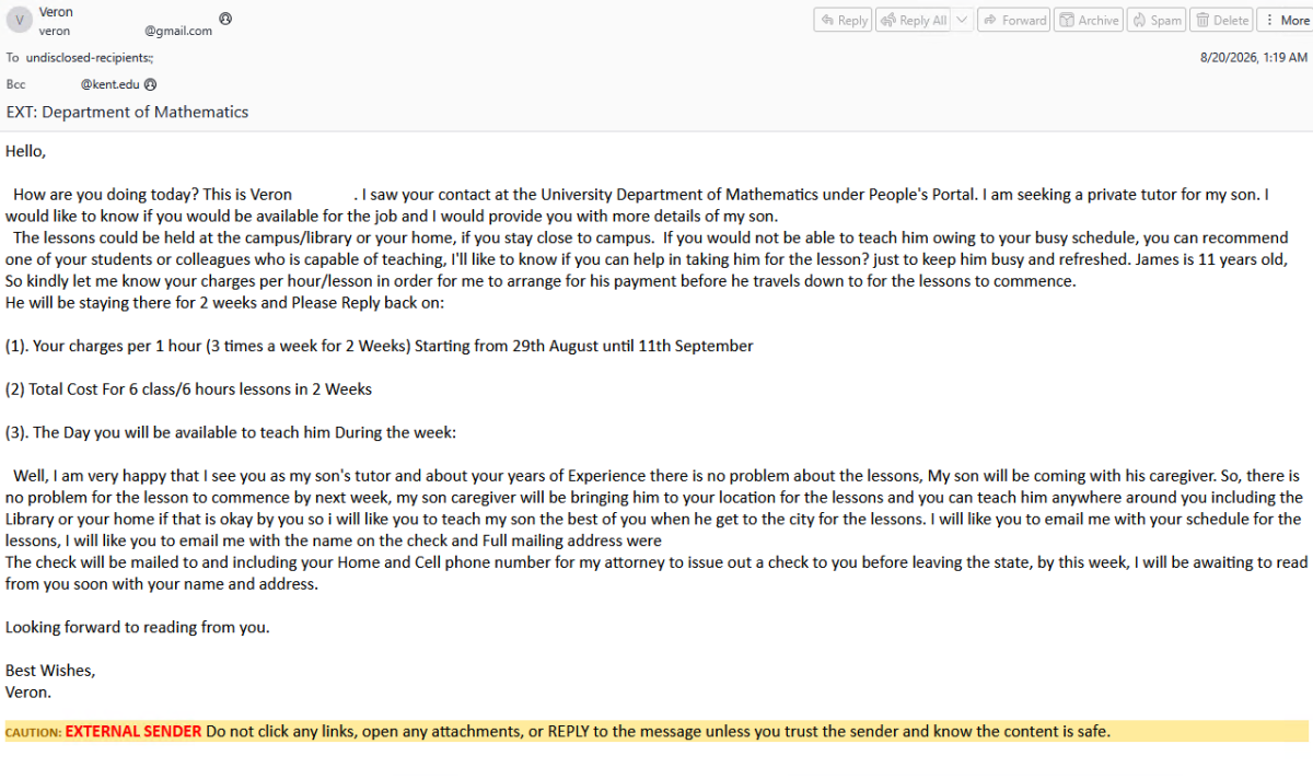 Tutor Scam