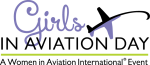 Girls in Aviation Day logo: A Women in Aviation International event
