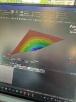 Research being done in the Materials Research Lab on Kapton polyimides, materials used in aerospace applications.