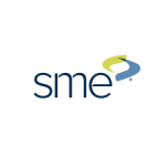 A small dual-helix of green and blue strands placed over the lowercase letters "sme"