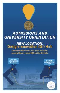 Admissions Moving Poster