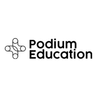 Podium Education logo.