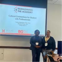 Stephanie Evans (right)