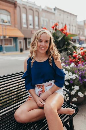 Photo of May 4 Legacy Scholar Addison Thompson.