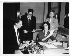 Roger Beitler and staff