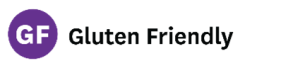 Gluten Friendly Icon (purple circle with "GF")