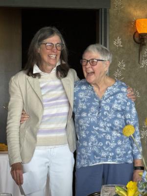 Joanne Kagle and her mother Irene Sheward at the Sheward Family Scholarship in Nursing Awards Brunch in spring 2026.