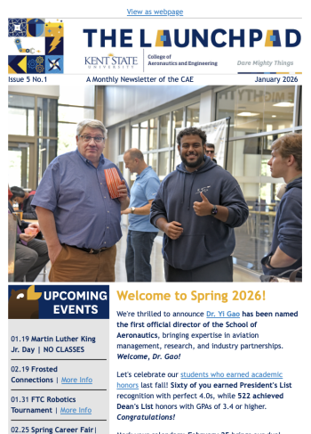 The Launchpad January 2026 front page