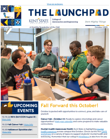 Front page of the Launchpad Newsletter