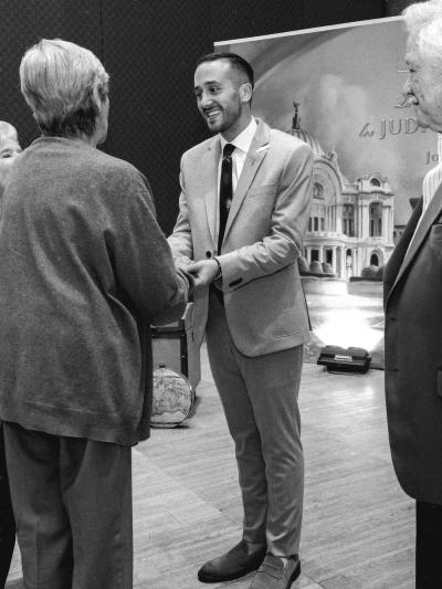 Kogan at his book's launch ceremony