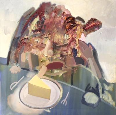 Oil on canvas painting