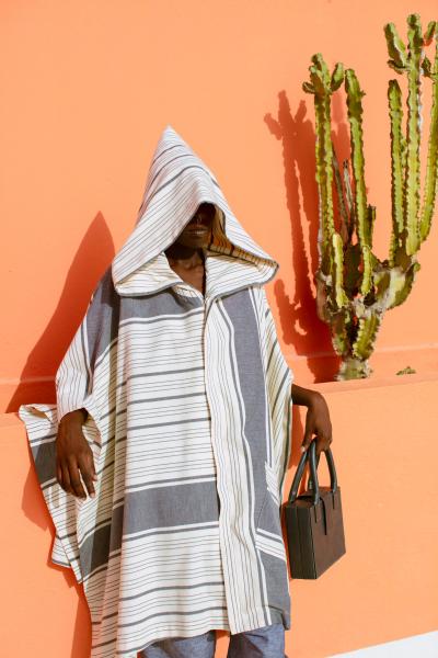 North African garment with hood