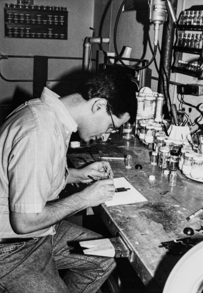 Michael Jaszczak working in 1998