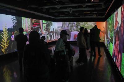 The Quiet Holds Us exhibit at The Blank_Lab