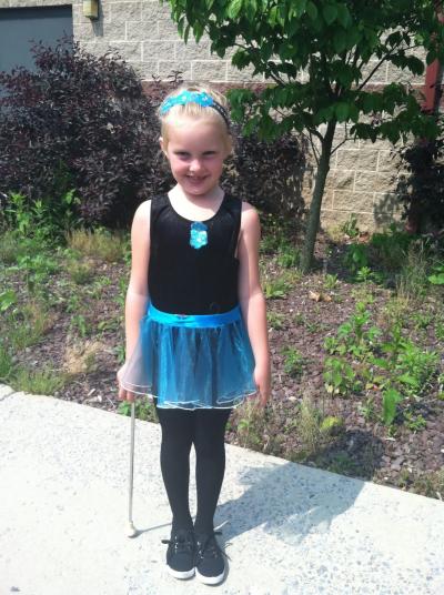 Jasmine McCulley as a youth twirler