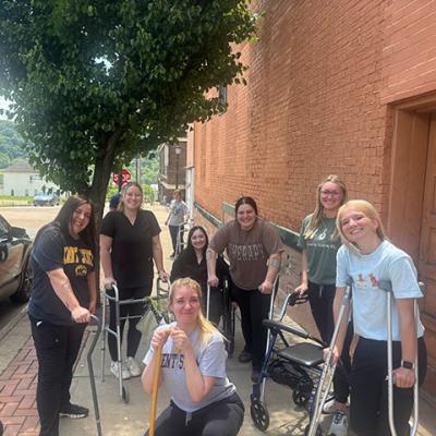 OTA and PTA students gain real-world skills by utilizing various forms of assistive technology.