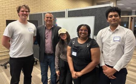 group posing for photo