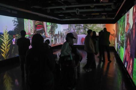 The Quiet Holds Us exhibit at The Blank_Lab