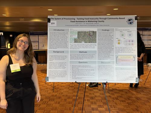 Annie Fink presenting