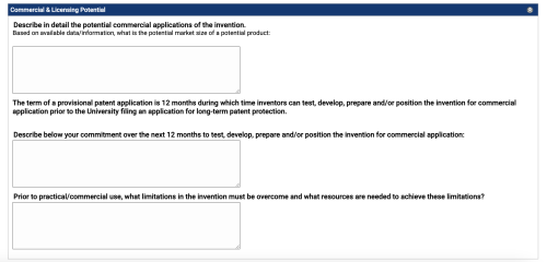 Commercial & Licensing Potential