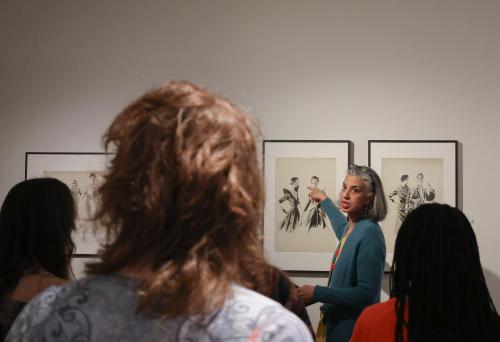 Archana Mehta teaching students