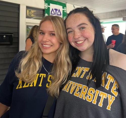 Lydia Braun, L, and Liana Sanchez, R