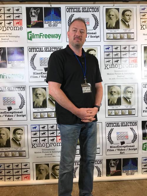 Ron Sonedecker at a film festival