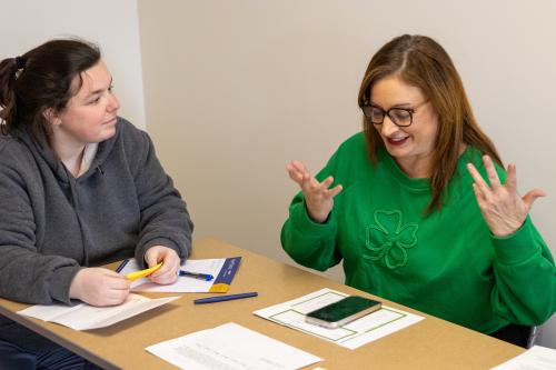 LTCA students participate in a poverty simulation