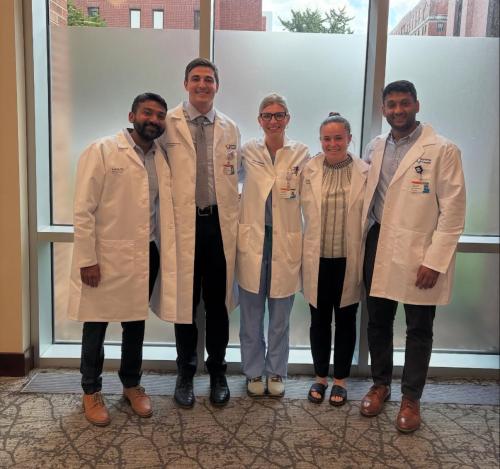 Tom Sonnanstinve V (second from left) with his cohort at Summa Health