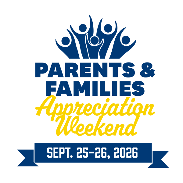 Graphic for Parents & Families Appreciation Weekend September 25-26, 2026