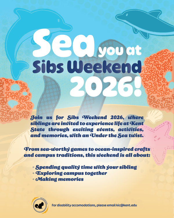 Under the Sea Theme Sibs Weekend Flyer