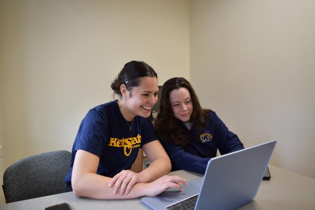 Alli Grady and Eleanor Siegle