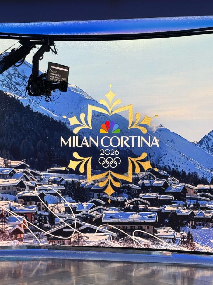 A view from inside NBC Sports. 