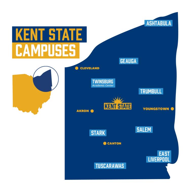 Regional Campus Locations Map 25-26
