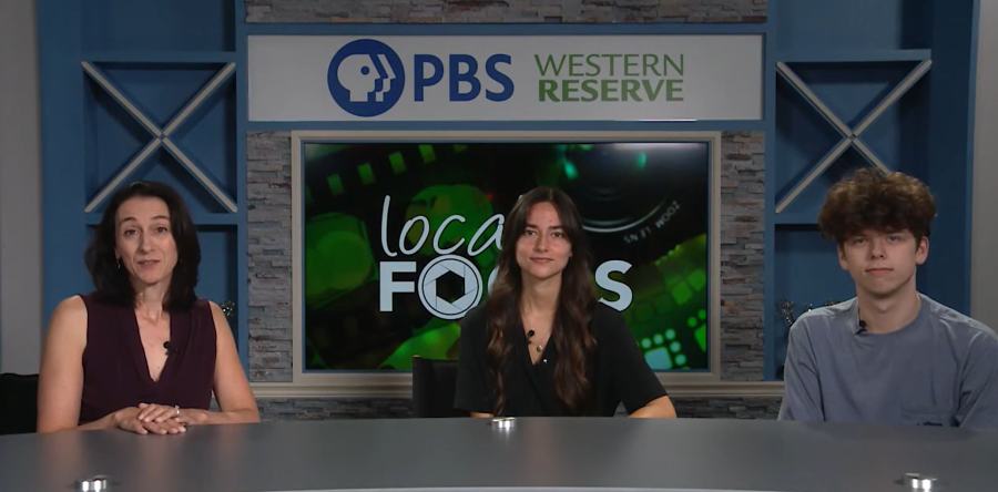 Screenshot of broadcast with Marino, Capp and Plested