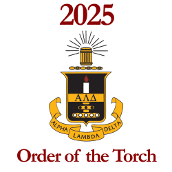 Alpha Lambda Delta Order of the Torch 2025 Logo Award